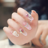 Shining Rhinestone Nails