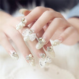 Shining Rhinestone Nails