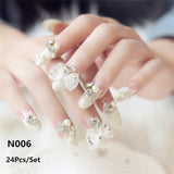 Shining Rhinestone Nails