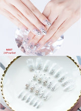 Shining Rhinestone Nails