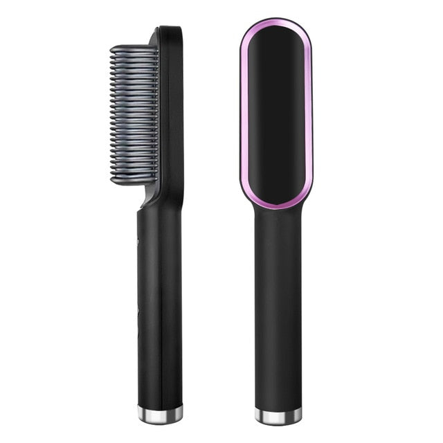 Electric Brush Hair Straightener