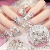 Shining Rhinestone Nails